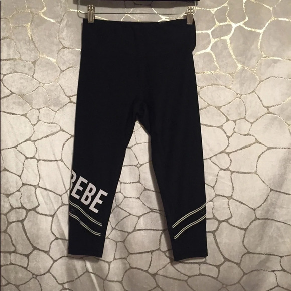 🆕 Bebe Sport Athletic Capri Pants - Picture 1 of 5